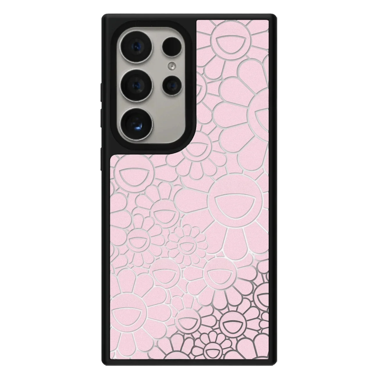 Graffiti Flowers Mirror Case – Samsung Galaxy S24/S25/S26 Series