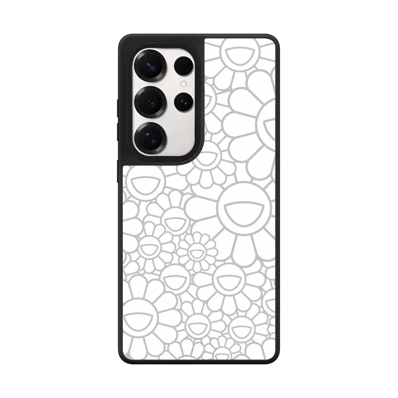 Graffiti Flowers Mirror Case – Samsung Galaxy S24/S25/S26 Series