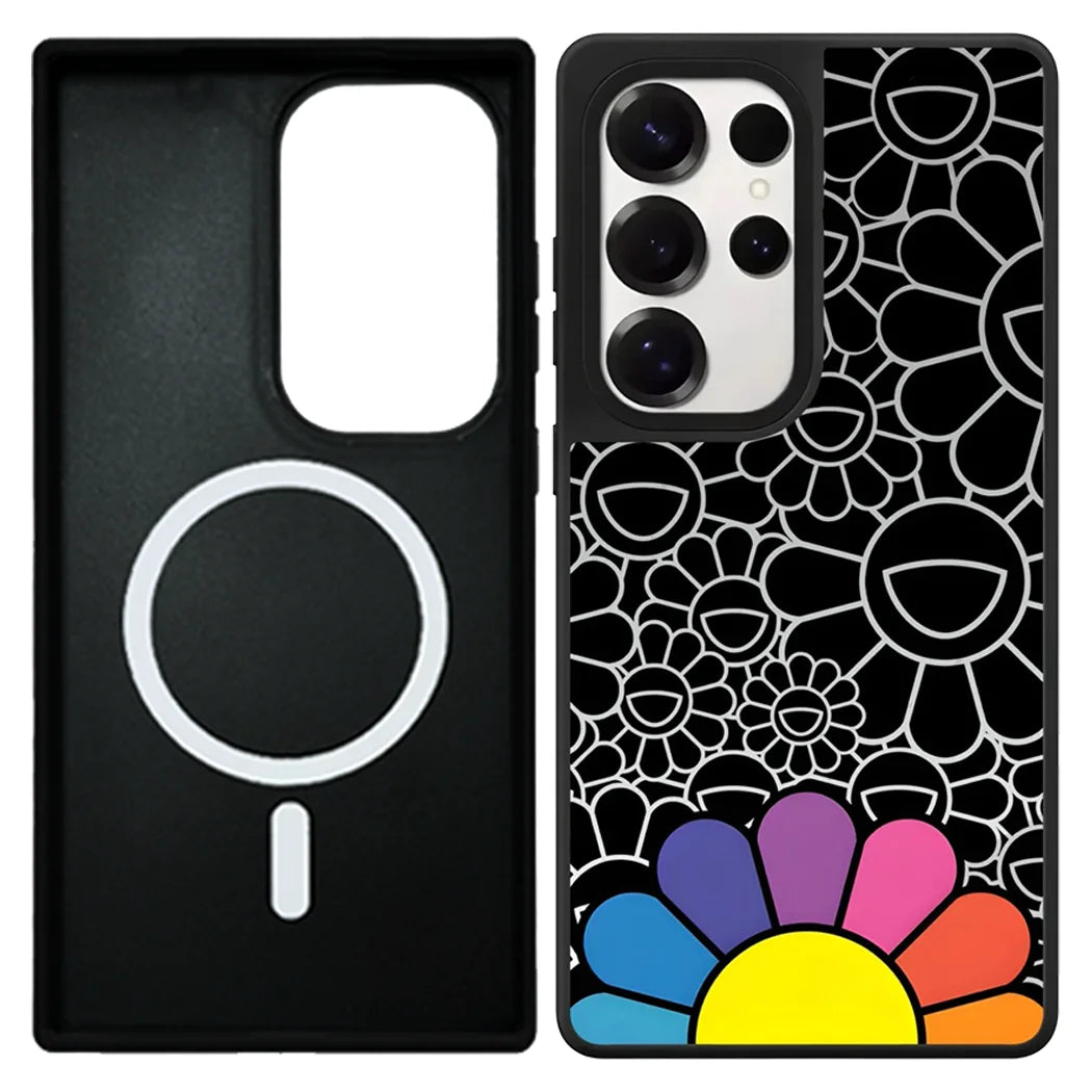 Graffiti Flowers Mirror Case – Samsung Galaxy S24/S25/S26 Series