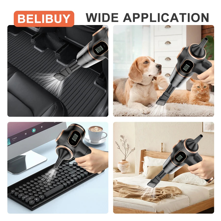 Wireless Car & Home Vacuum Cleaner – High Power