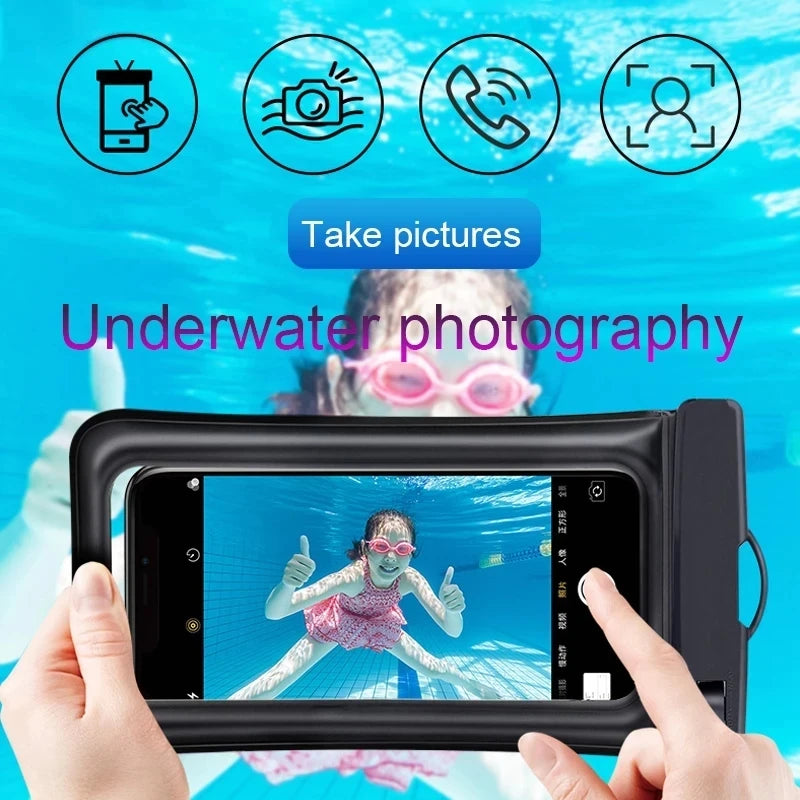 IP68 Waterproof Phone Pouch – Shower, Pool & Beach Ready | iPhone & Android