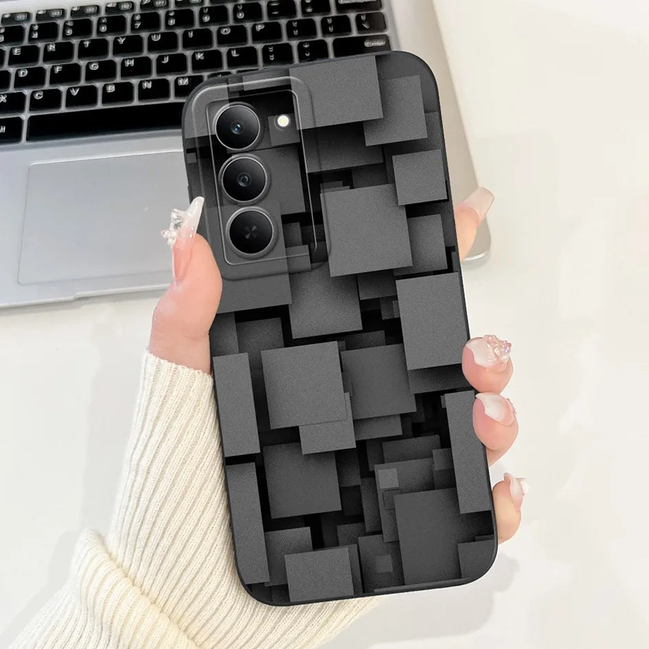Graffiti Butterfly Phone Case – Camera Protection Cover for Realme 14x 5G