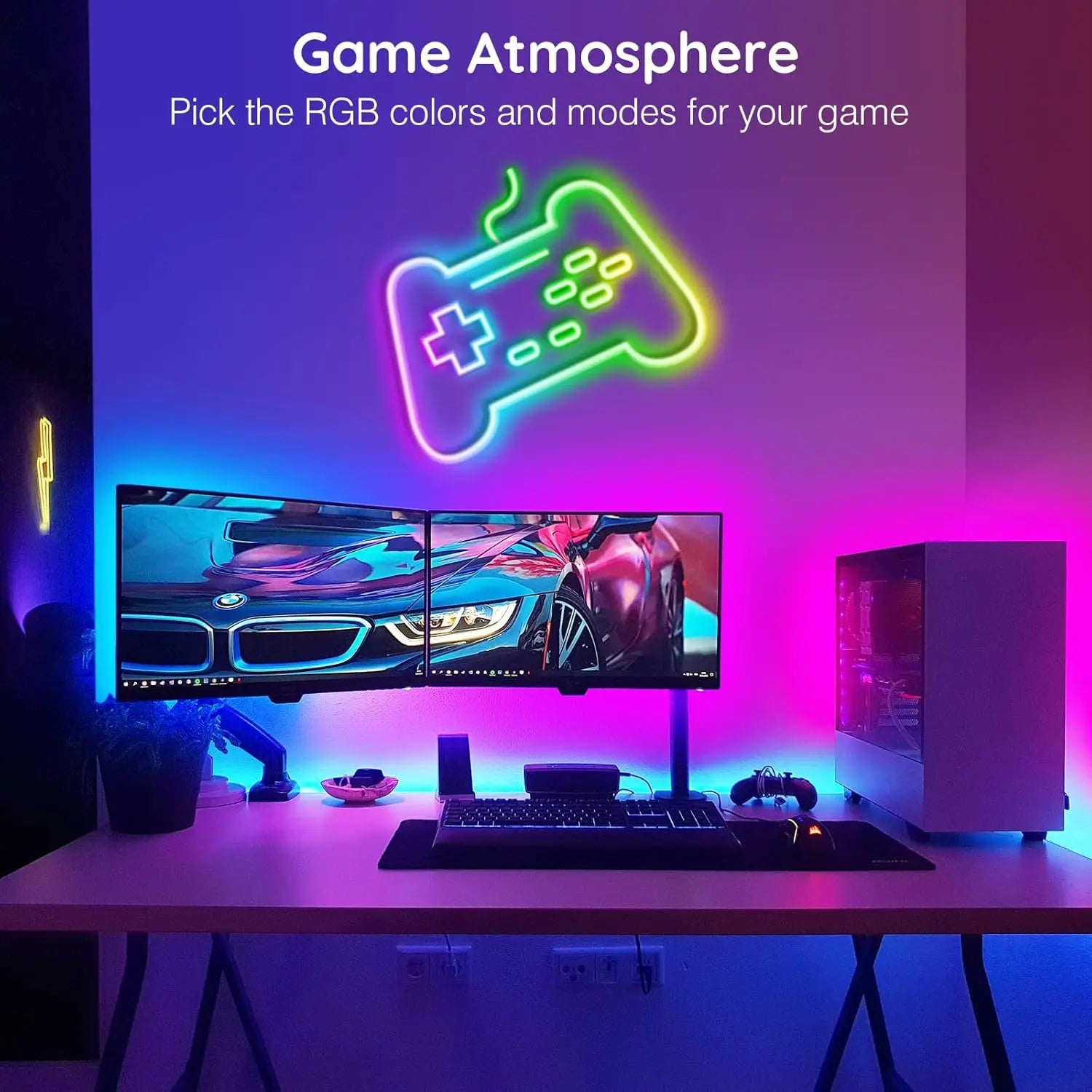 Smart RGB Neon Rope Light – USB Bluetooth Music Sync IP65 Waterproof