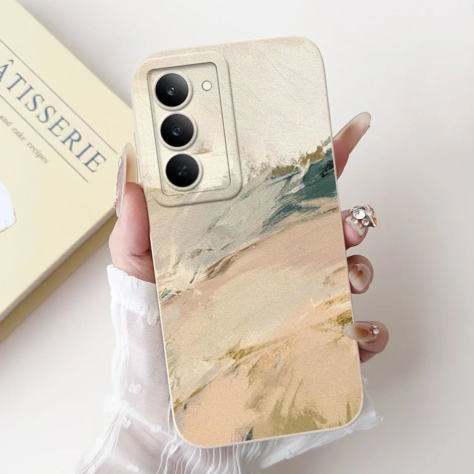 Graffiti Butterfly Phone Case – Camera Protection Cover for Realme 14x 5G