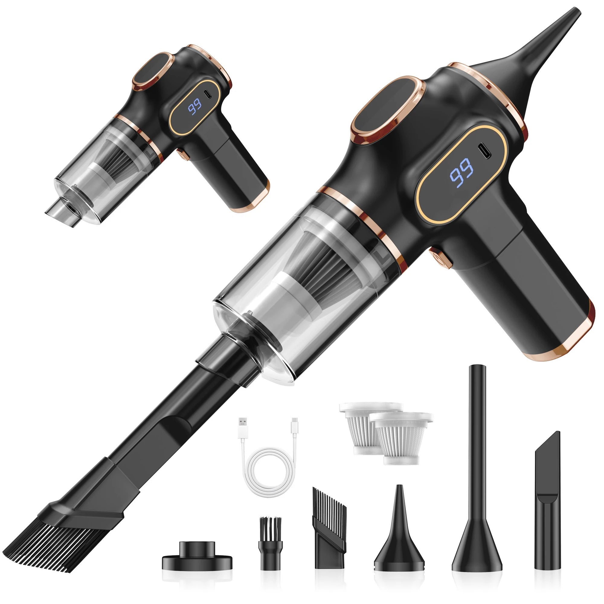 Wireless Car & Home Vacuum Cleaner – High Power