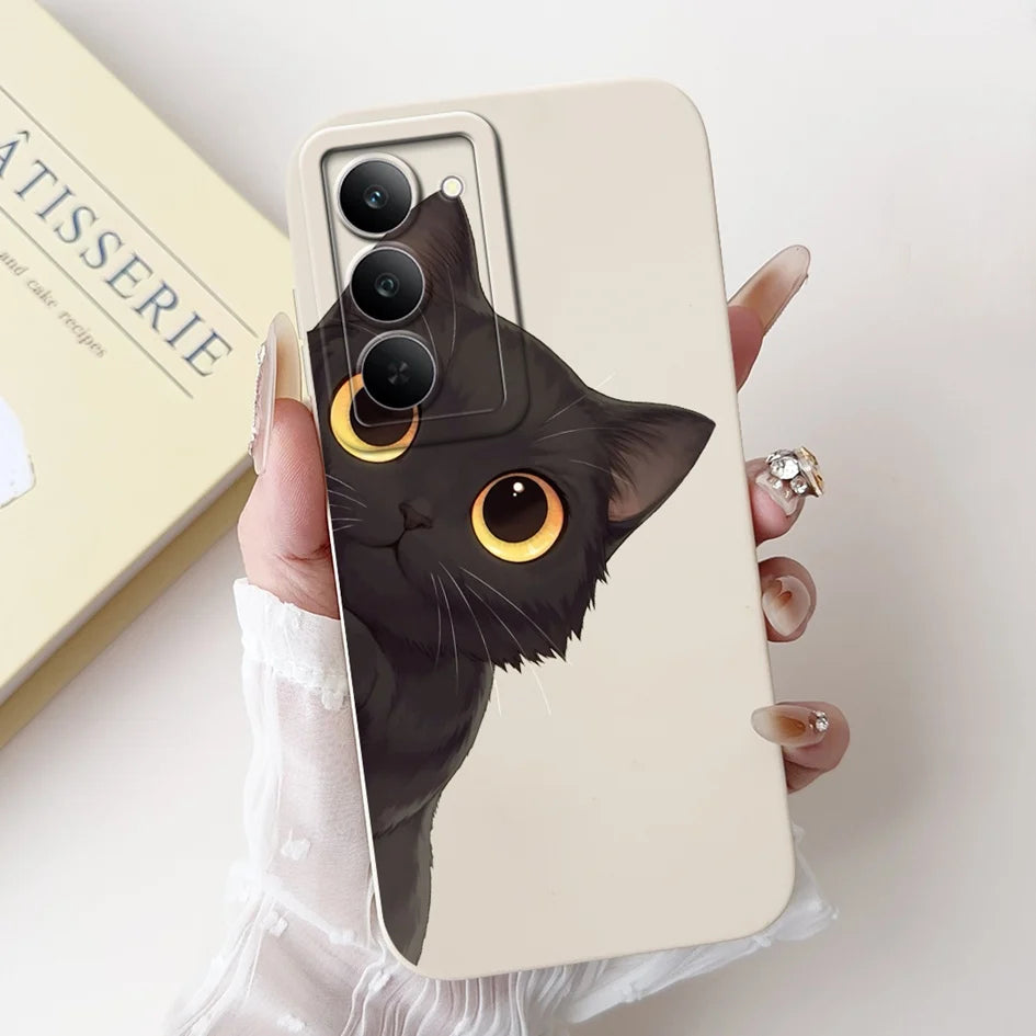 Graffiti Butterfly Phone Case – Camera Protection Cover for Realme 14x 5G