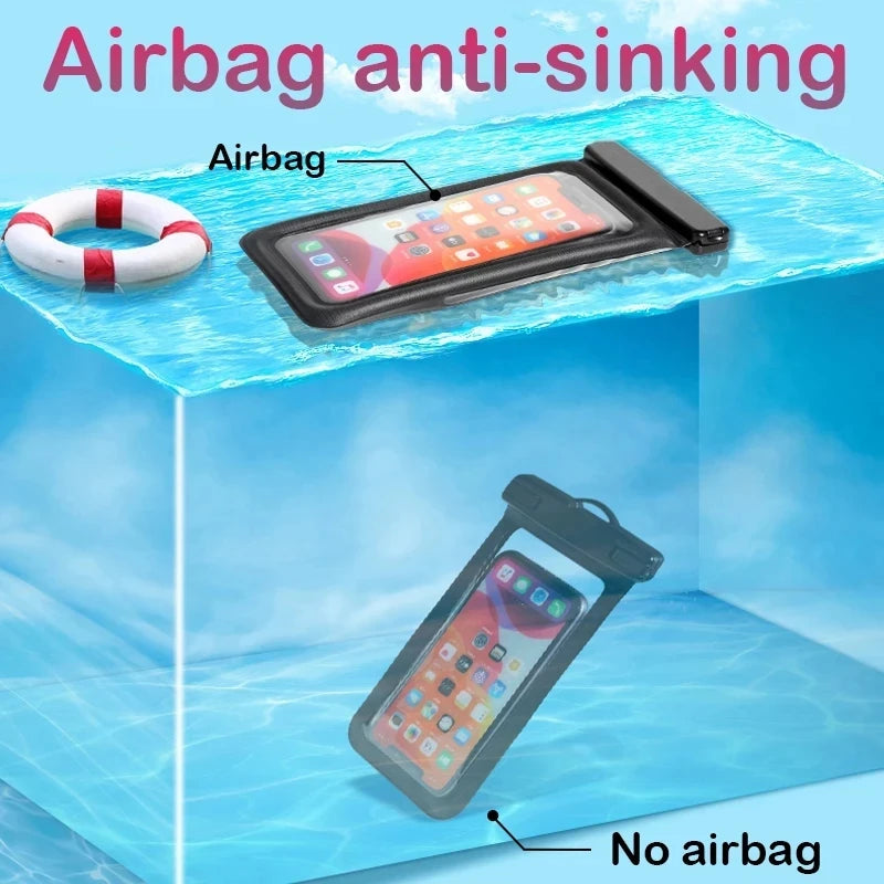 IP68 Waterproof Phone Pouch – Shower, Pool & Beach Ready | iPhone & Android