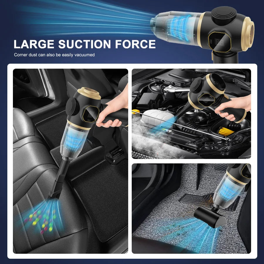 Wireless Car & Home Vacuum Cleaner – High Power