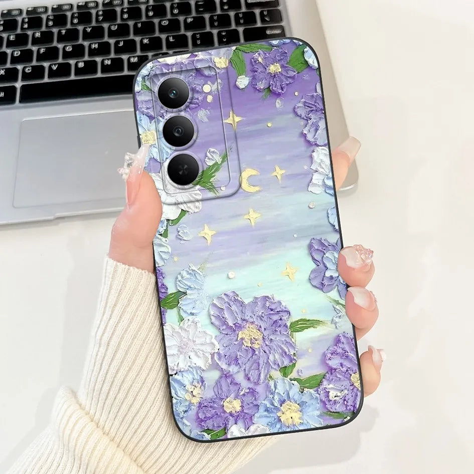 Graffiti Butterfly Phone Case – Camera Protection Cover for Realme 14x 5G