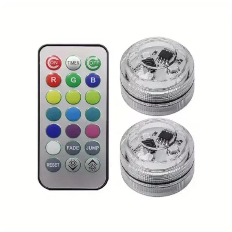 Wireless LED Car Interior Ambient Lights – Remote Control RGB Atmosphere Lamps