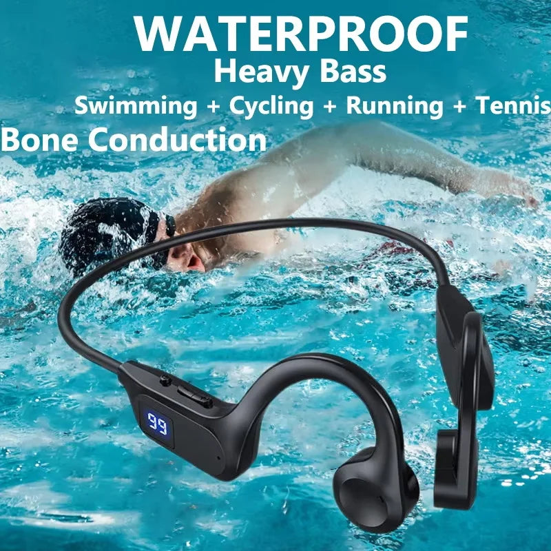X7 Bone Conduction Swimming Earbuds – Waterproof Bluetooth Sport Headphones