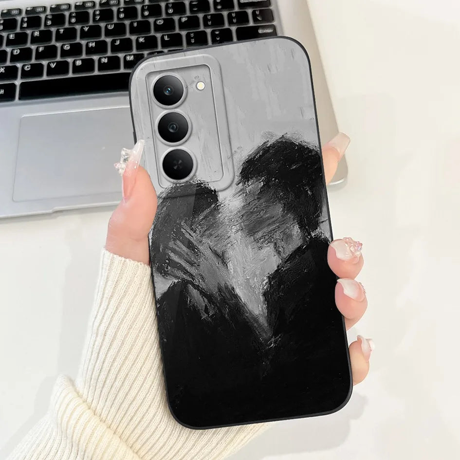 Graffiti Butterfly Phone Case – Camera Protection Cover for Realme 14x 5G