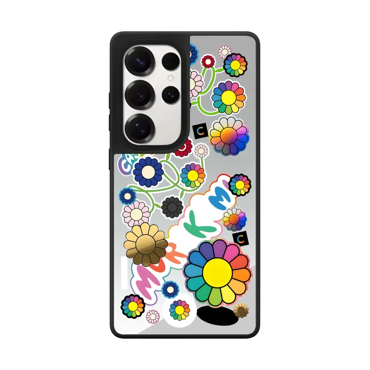 Graffiti Flowers Mirror Case – Samsung Galaxy S24/S25/S26 Series
