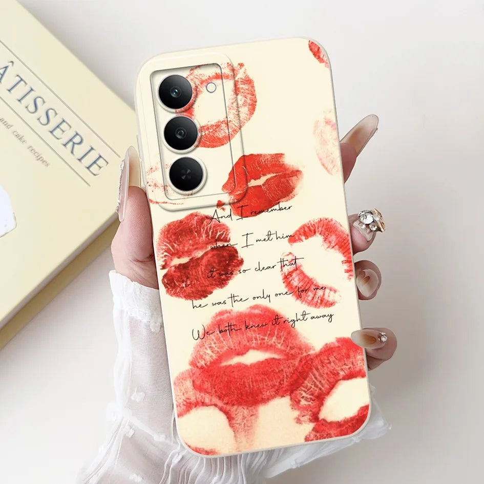 Graffiti Butterfly Phone Case – Camera Protection Cover for Realme 14x 5G