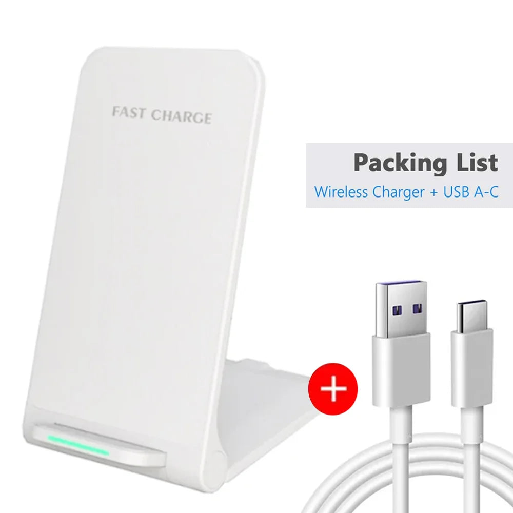 30W Wireless Charging Stand – Fast Charge iPhone & Samsung