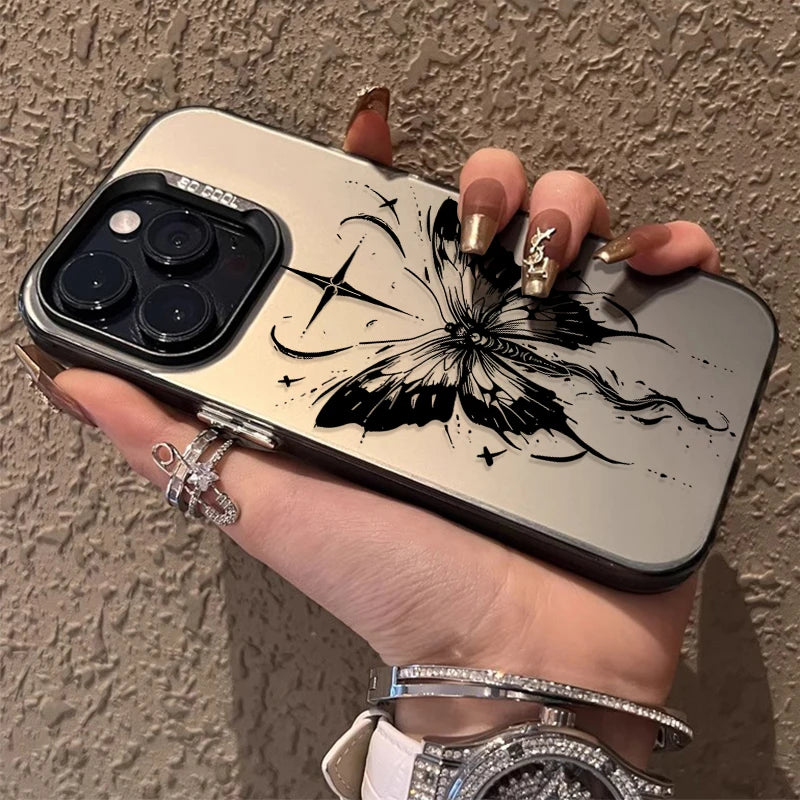 Graffiti Butterfly Phone Case – Shockproof Cover for Xiaomi Redmi Note Series