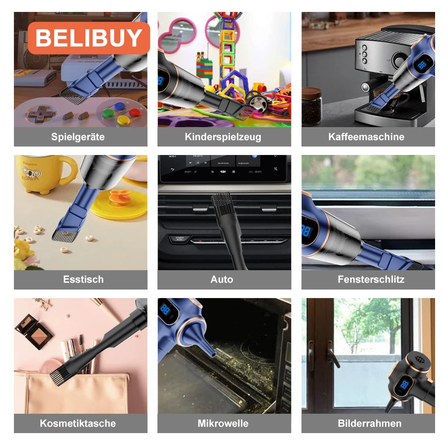 Wireless Car & Home Vacuum Cleaner – High Power