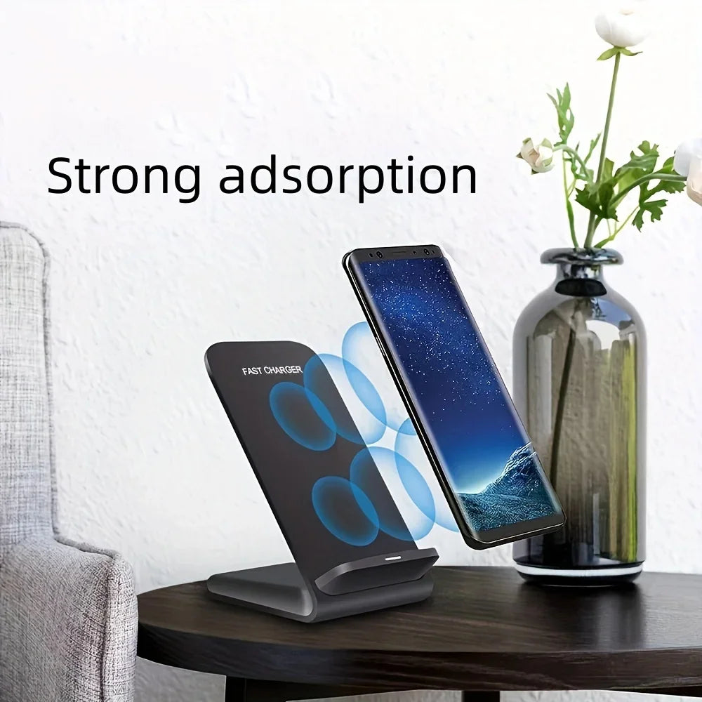 30W Wireless Charging Stand – Fast Charge iPhone & Samsung