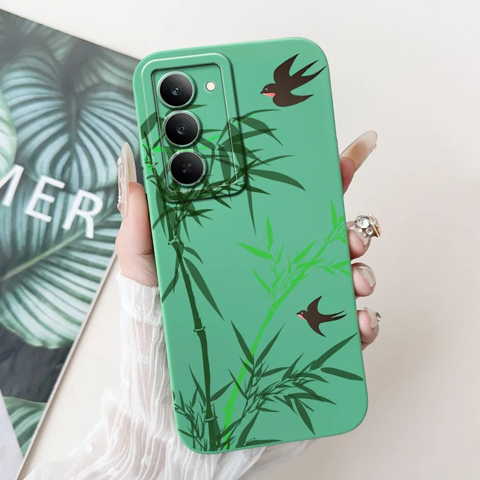Graffiti Butterfly Phone Case – Camera Protection Cover for Realme 14x 5G