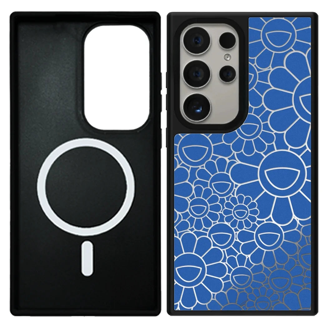Graffiti Flowers Mirror Case – Samsung Galaxy S24/S25/S26 Series