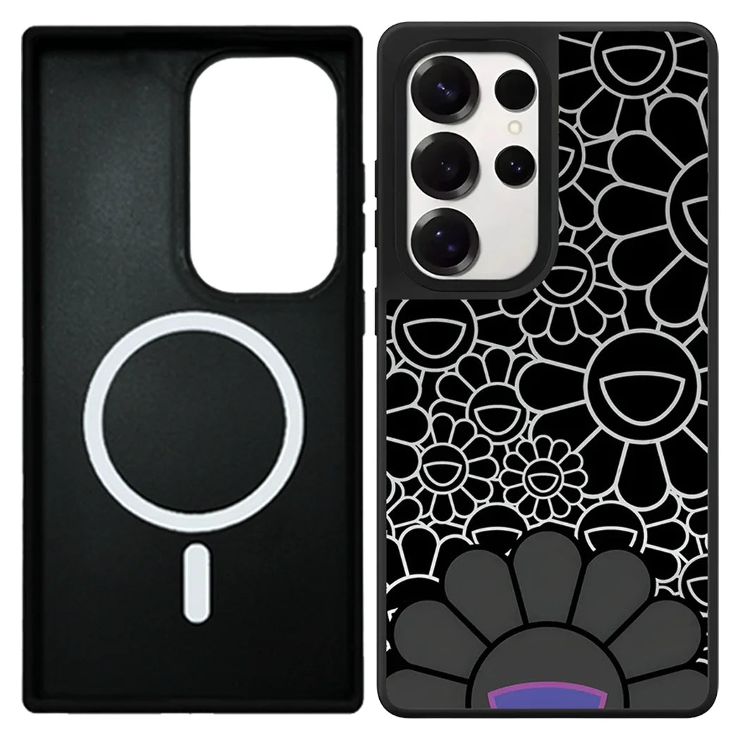 Graffiti Flowers Mirror Case – Samsung Galaxy S24/S25/S26 Series