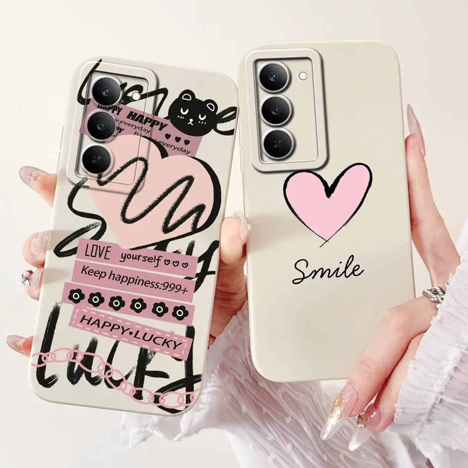 Graffiti Butterfly Phone Case – Camera Protection Cover for Realme 14x 5G