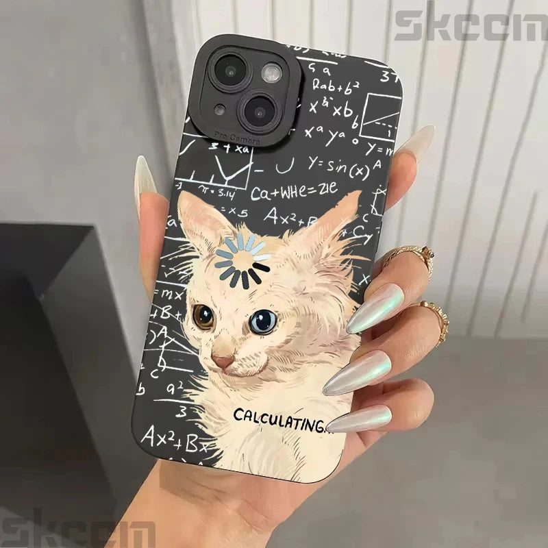 Art Cat Graffiti Frosted Phone Case – Samsung Galaxy Series