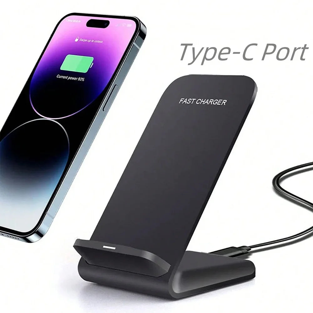 30W Wireless Charging Stand – Fast Charge iPhone & Samsung