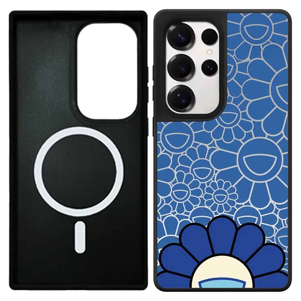 Graffiti Flowers Mirror Case – Samsung Galaxy S24/S25/S26 Series