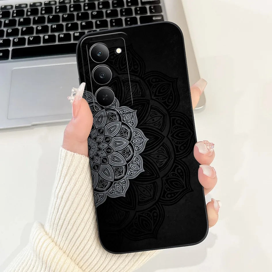Graffiti Butterfly Phone Case – Camera Protection Cover for Realme 14x 5G