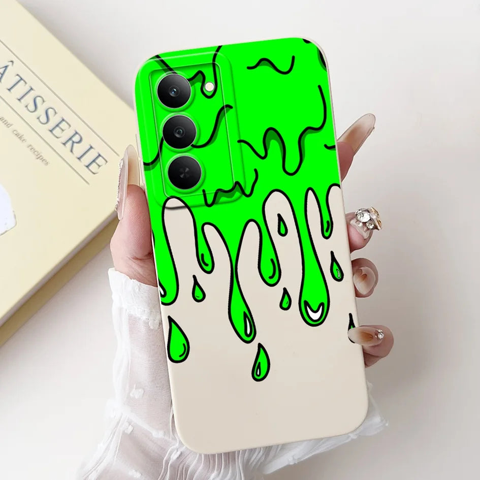 Graffiti Butterfly Phone Case – Camera Protection Cover for Realme 14x 5G