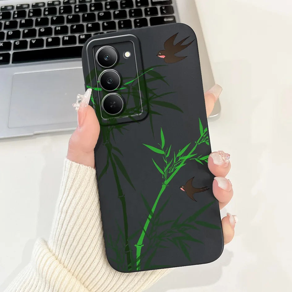 Graffiti Butterfly Phone Case – Camera Protection Cover for Realme 14x 5G