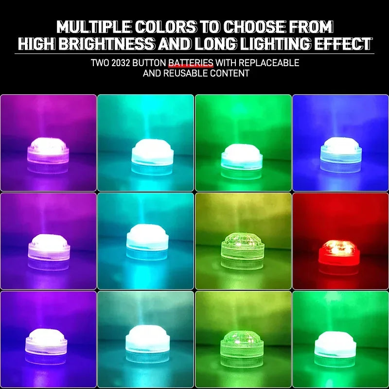 Wireless LED Car Interior Ambient Lights – Remote Control RGB Atmosphere Lamps