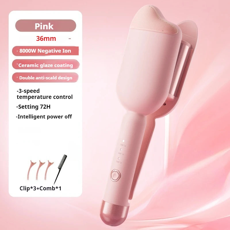 36mm Ceramic Hair Curler – Large Wave Styling Wand
