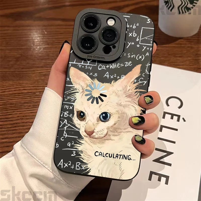 Art Cat Graffiti Frosted Phone Case – Samsung Galaxy Series