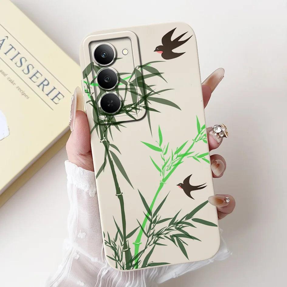 Graffiti Butterfly Phone Case – Camera Protection Cover for Realme 14x 5G
