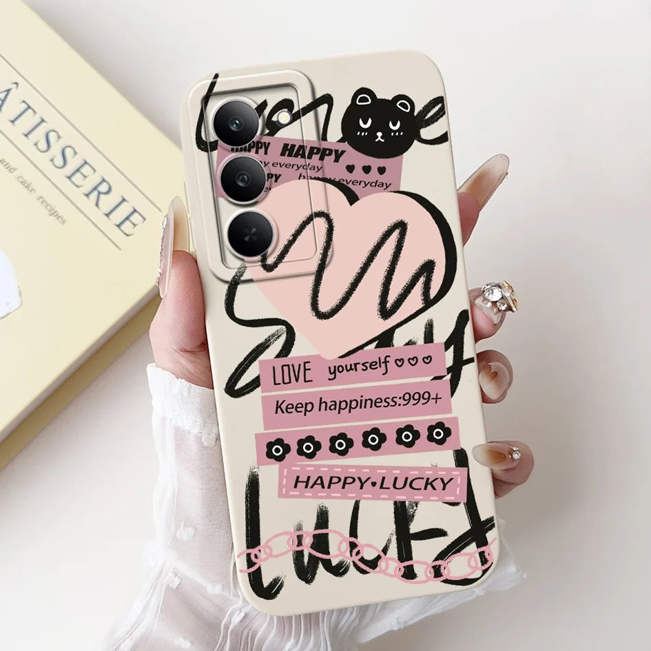 Graffiti Butterfly Phone Case – Camera Protection Cover for Realme 14x 5G