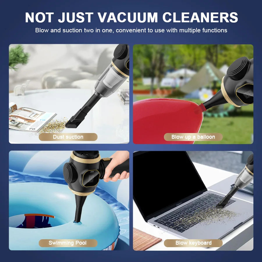 Wireless Car & Home Vacuum Cleaner – High Power