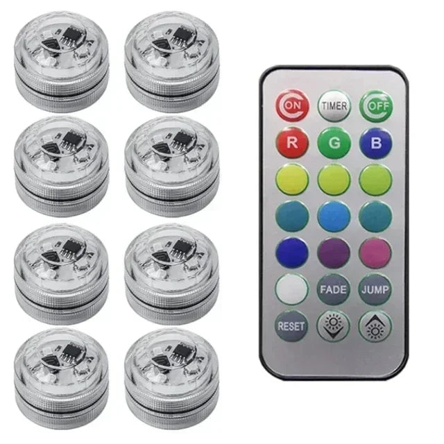 Wireless LED Car Interior Ambient Lights – Remote Control RGB Atmosphere Lamps