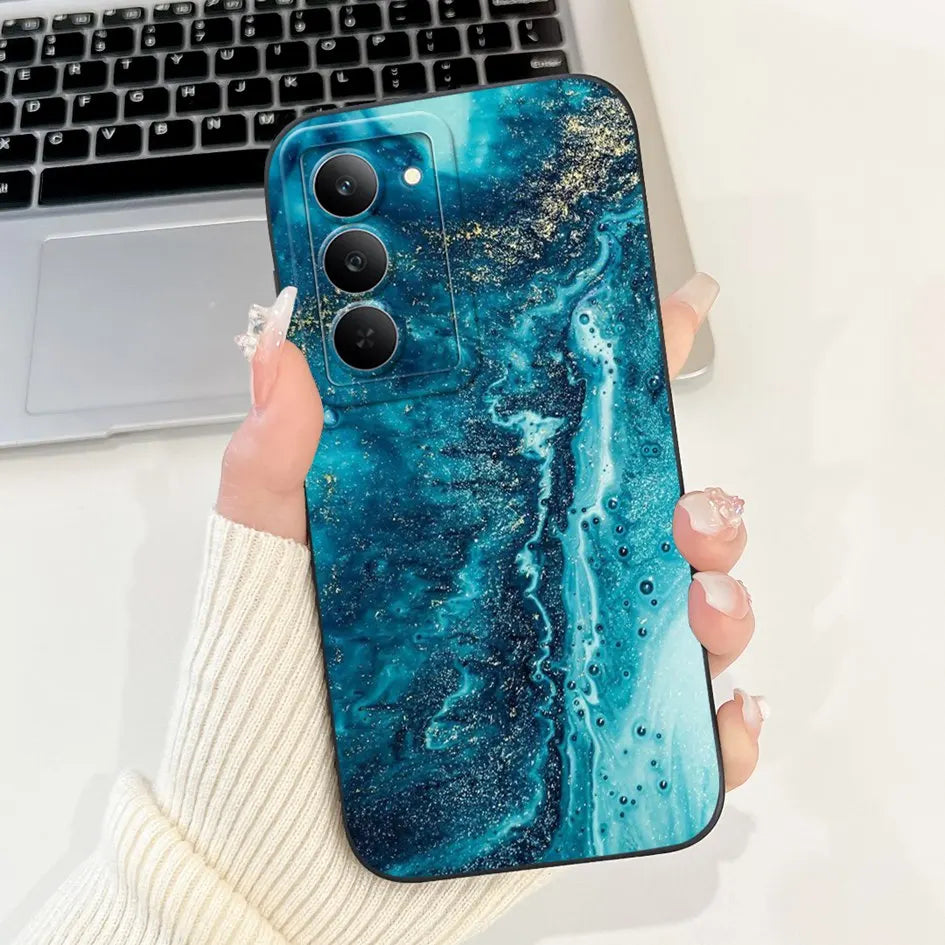 Graffiti Butterfly Phone Case – Camera Protection Cover for Realme 14x 5G