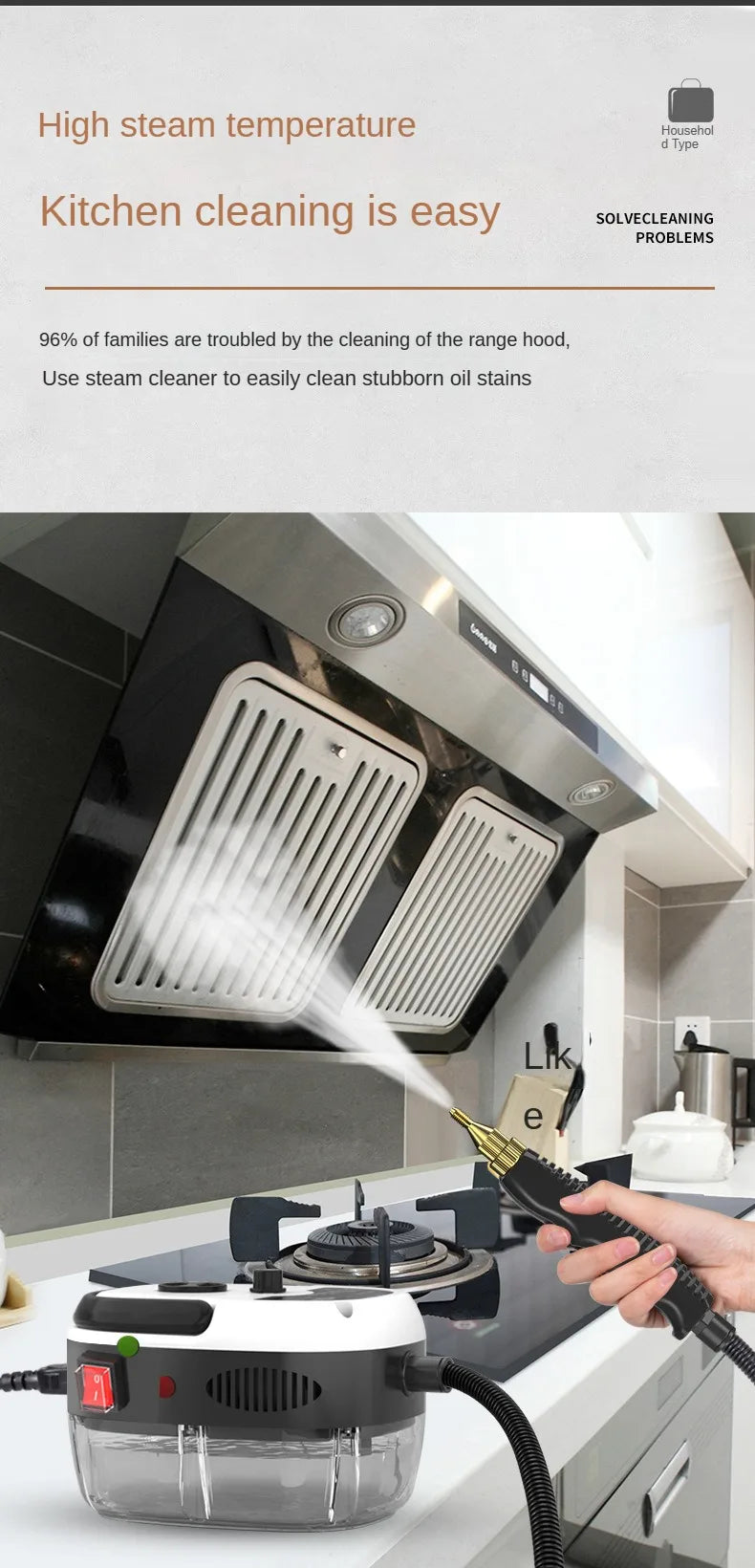 High-Pressure Steam Cleaner – 110V US