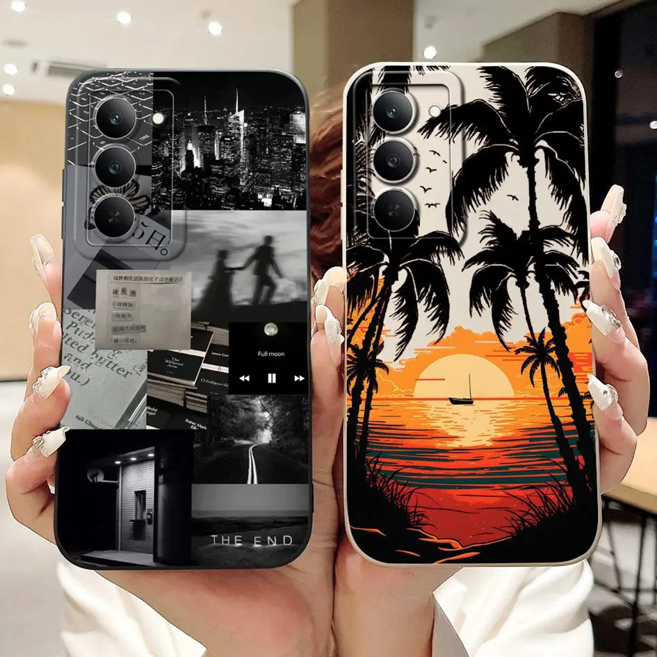 Graffiti Butterfly Phone Case – Camera Protection Cover for Realme 14x 5G