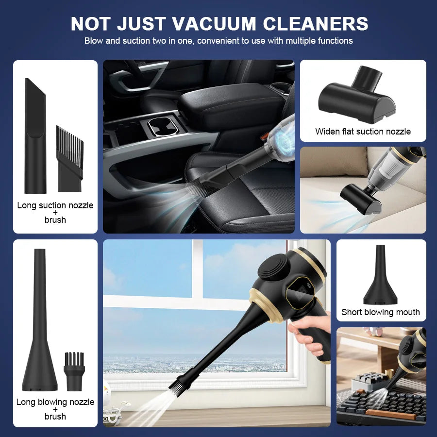 Wireless Car & Home Vacuum Cleaner – High Power