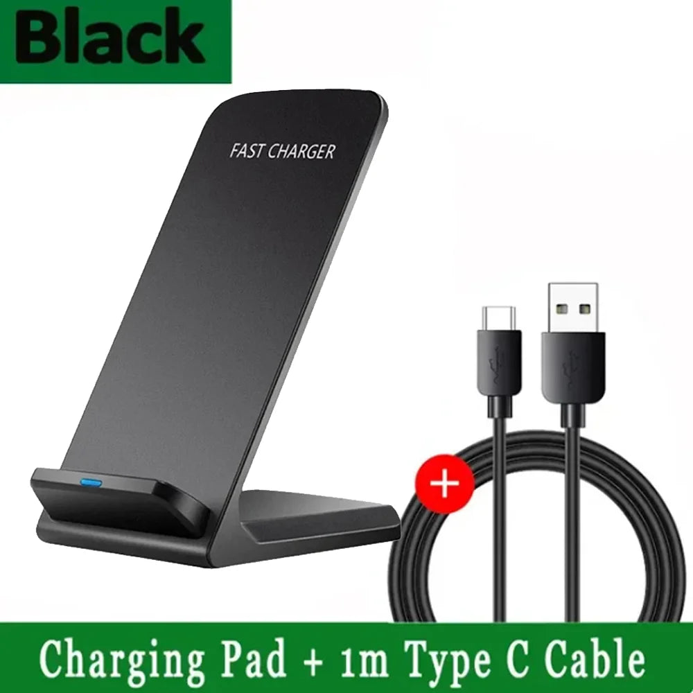 30W Wireless Charging Stand – Fast Charge iPhone & Samsung