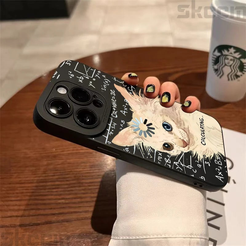 Art Cat Graffiti Frosted Phone Case – Samsung Galaxy Series