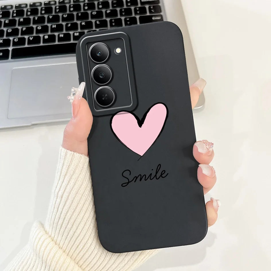 Graffiti Butterfly Phone Case – Camera Protection Cover for Realme 14x 5G