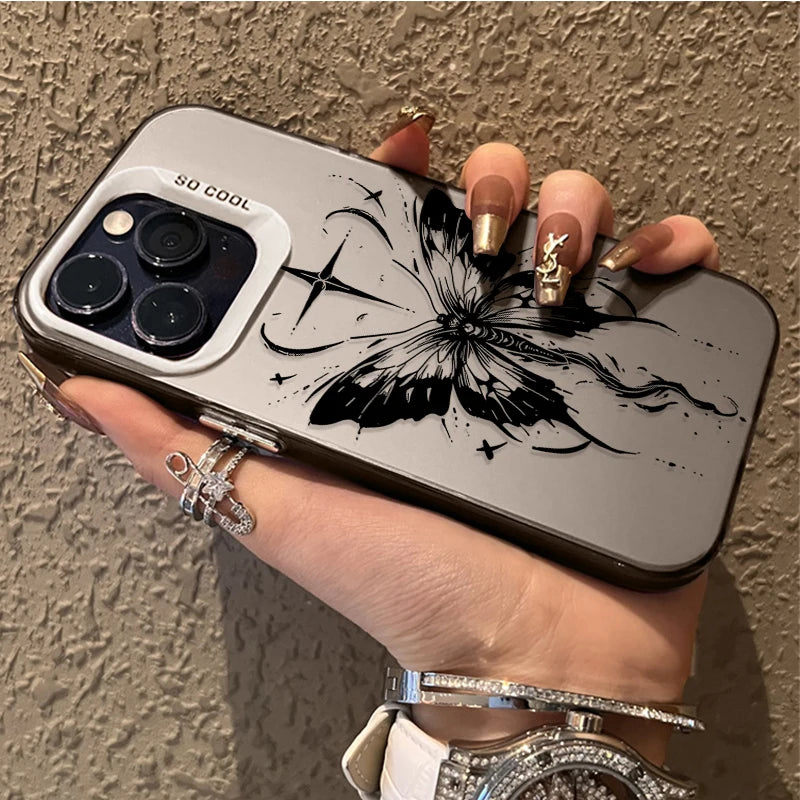Graffiti Butterfly Phone Case – Shockproof Cover for Xiaomi Redmi Note Series