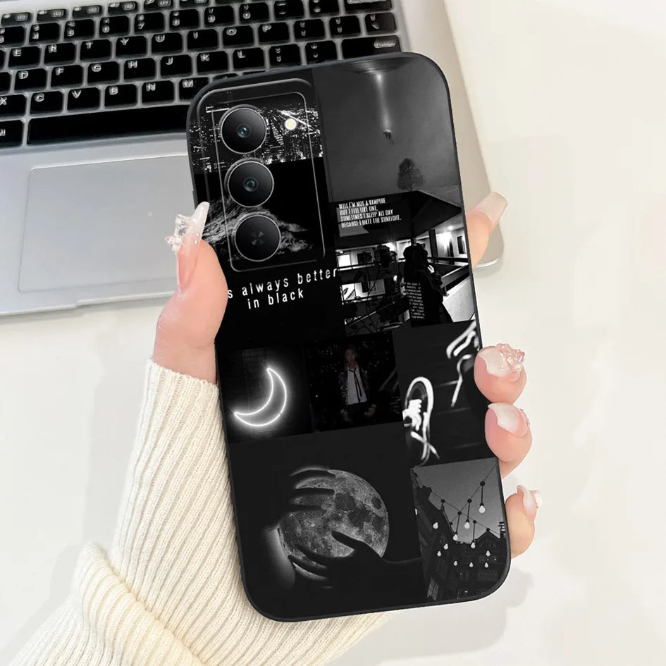 Graffiti Butterfly Phone Case – Camera Protection Cover for Realme 14x 5G