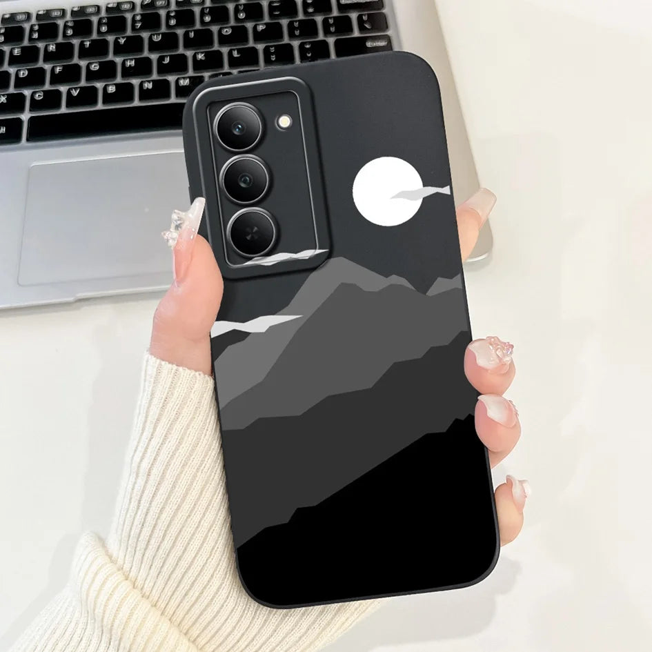 Graffiti Butterfly Phone Case – Camera Protection Cover for Realme 14x 5G