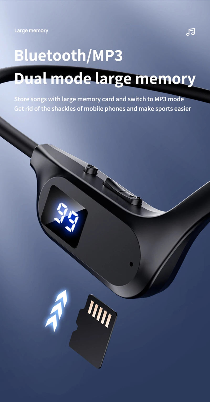 X7 Bone Conduction Swimming Earbuds – Waterproof Bluetooth Sport Headphones